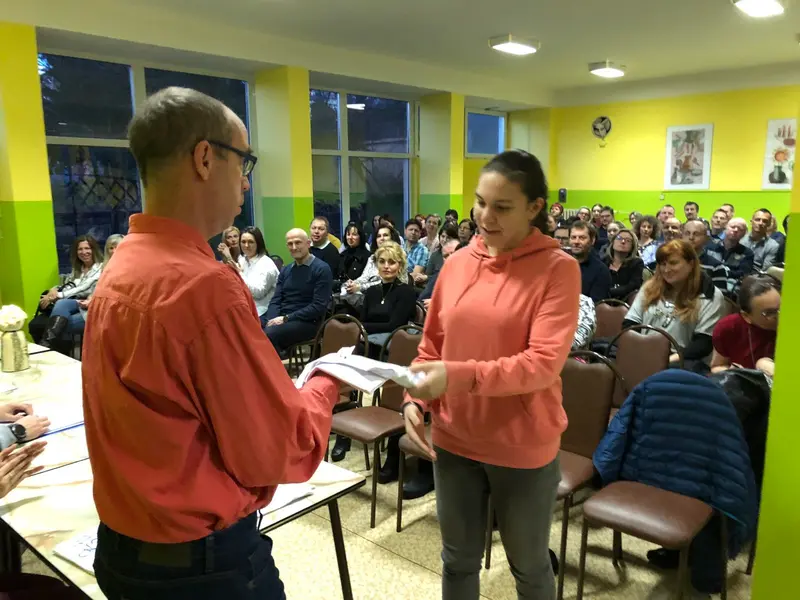 Předávání ceny rodičů Fanda 2018 za nejlepší projekt