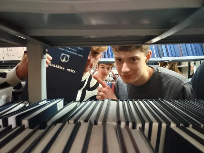 Návštěva knihovny TUL