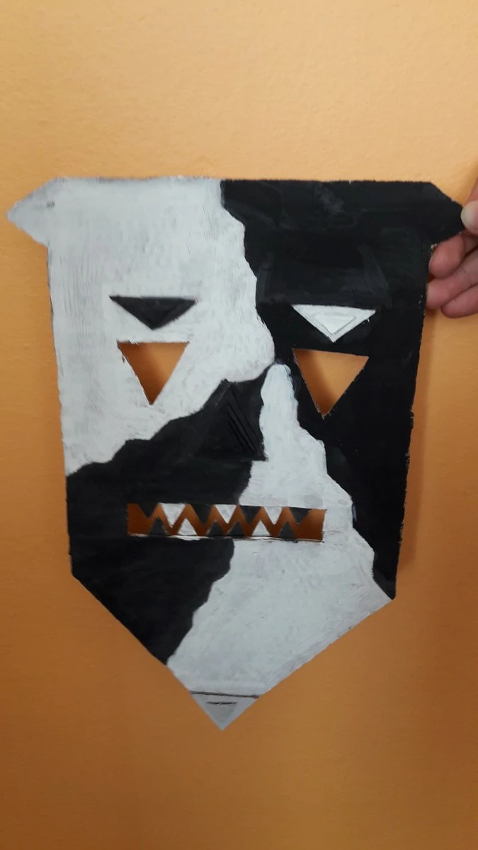 Masky - výtvarné práce terciánů