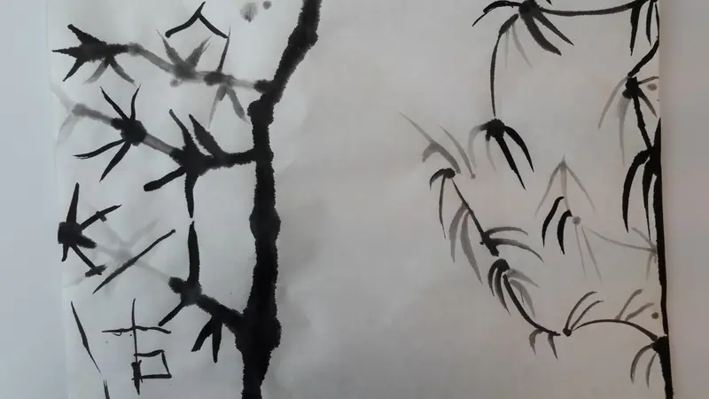 Čínská a japonská tušová malba