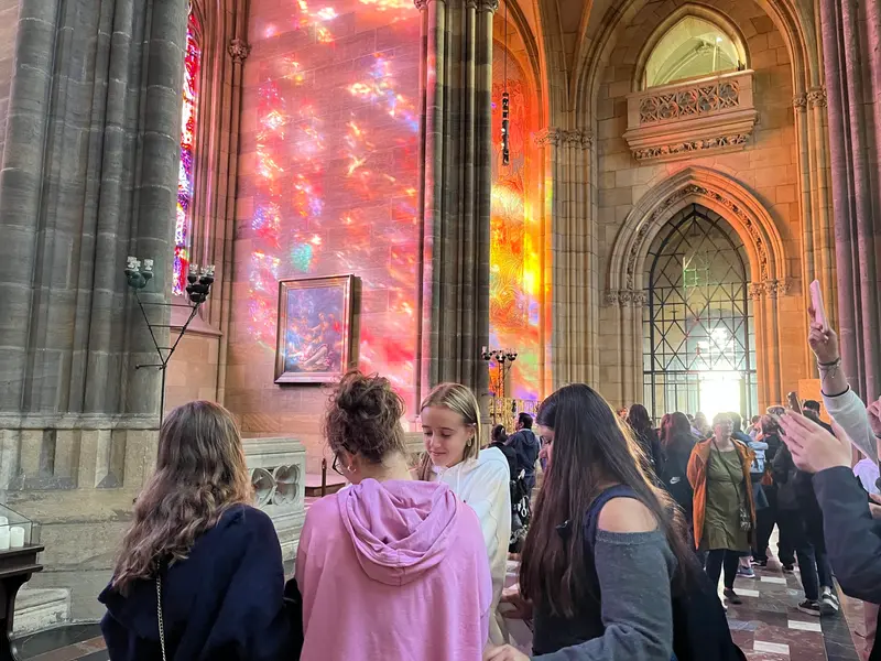 Studenti kvinty navštívili Pražský hrad