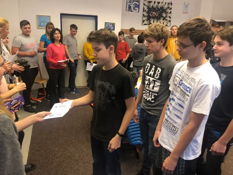 Mezinárodní metematicko - fyzikální soutěž NÁBOJ junior na Doctrina - PG