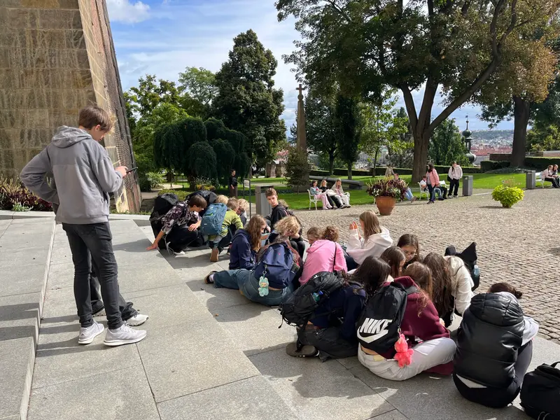 Studenti kvinty navštívili Pražský hrad