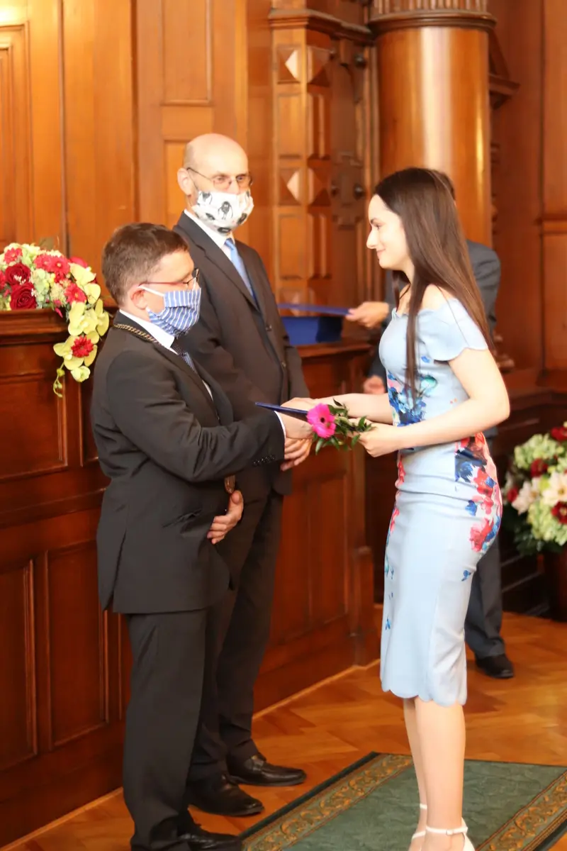 Předávání maturitních vysvědčení