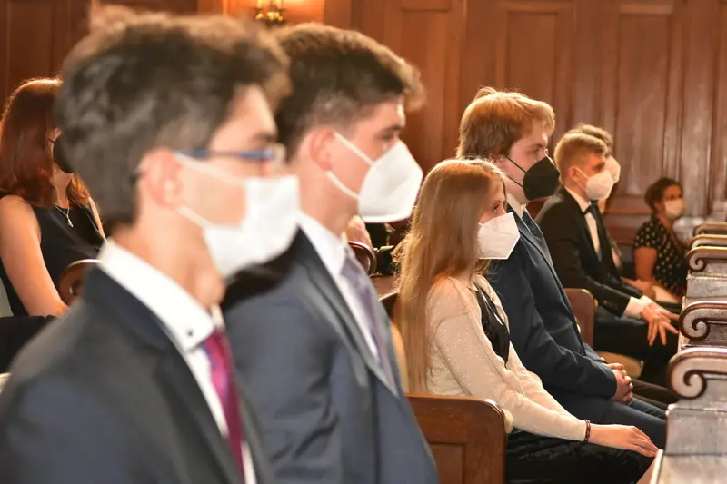 Předávání maturitních vysvědčení