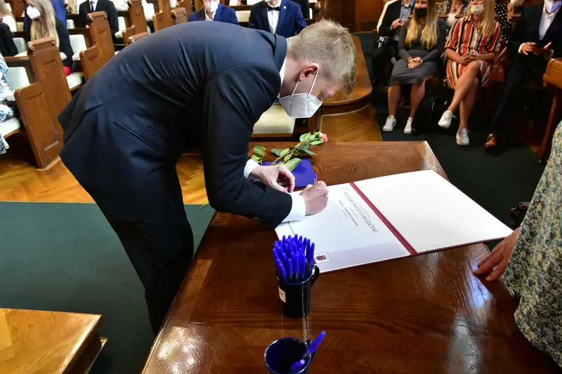 Předávání maturitních vysvědčení