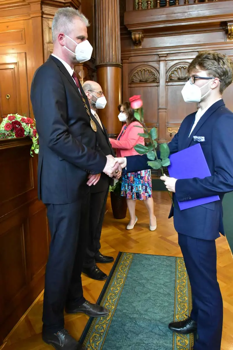 Předávání maturitních vysvědčení