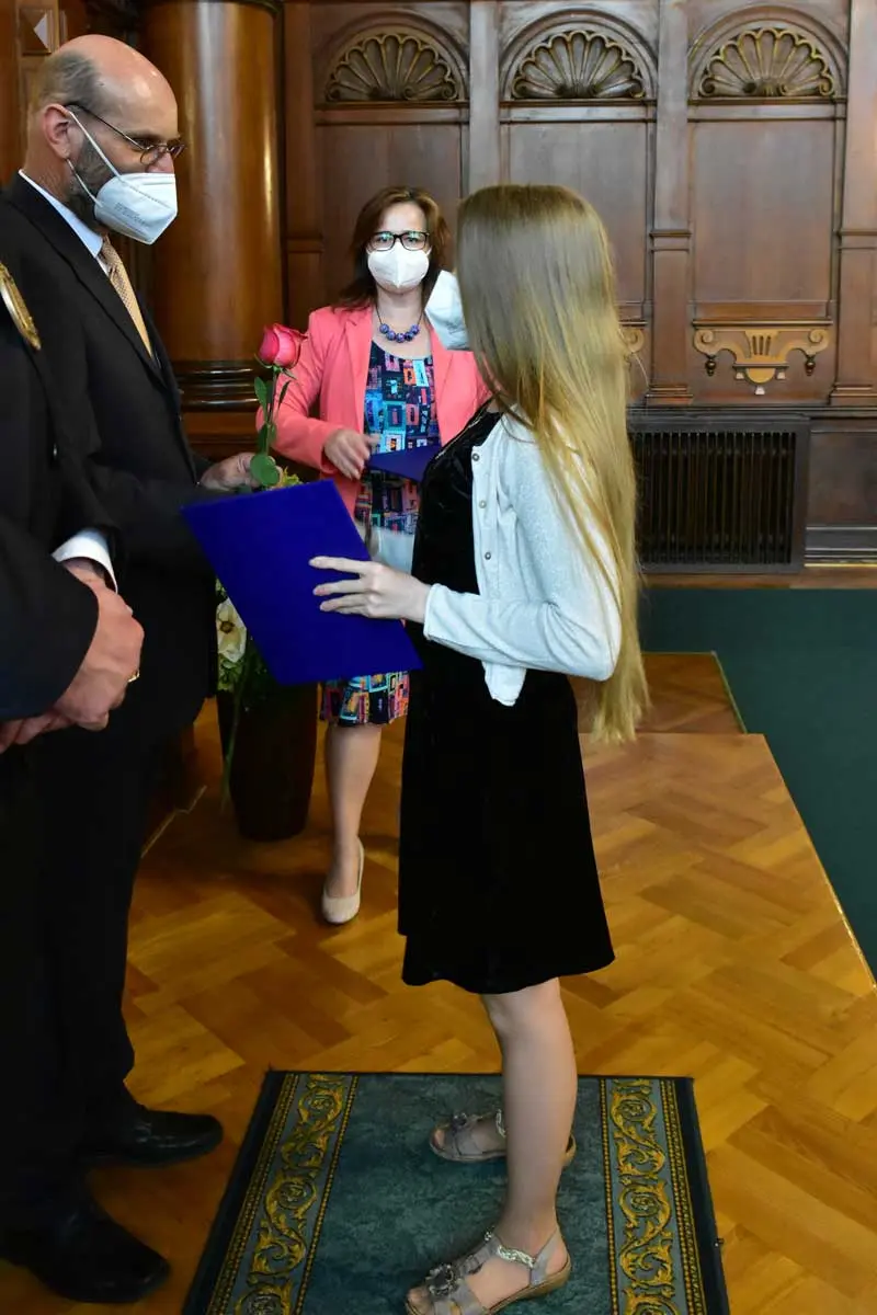 Předávání maturitních vysvědčení