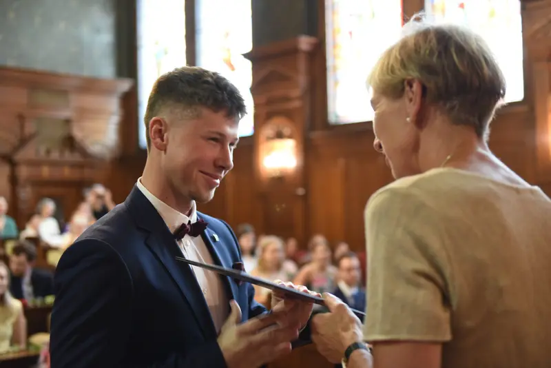Předávání maturitních vysvědčení