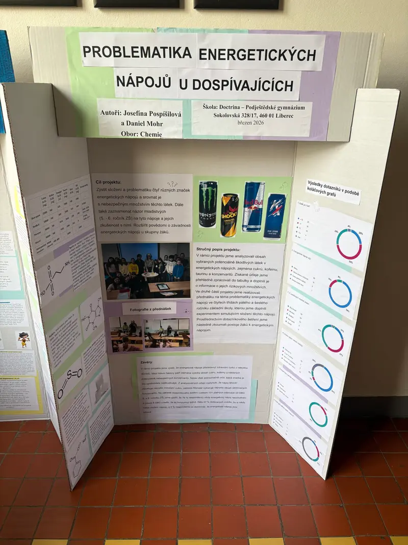 Účast studentů v krajském kole Festivalu vědy a techniky CIMF