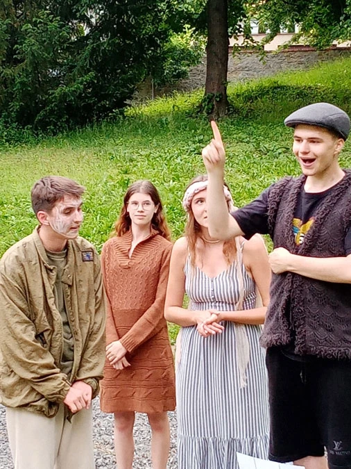 Estetický kurz II. ročníku v Litomyšli