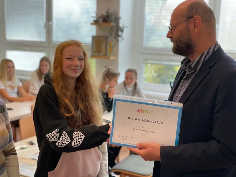 Předávání certifikátů CTM