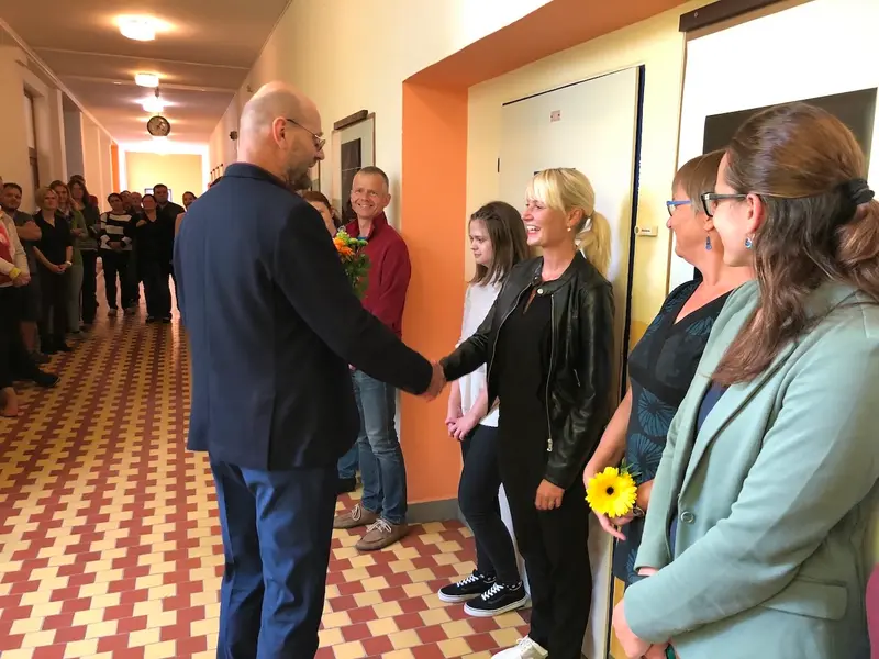 VERNISÁŽ VÝSTAVY V GALERII NA CHODBĚ